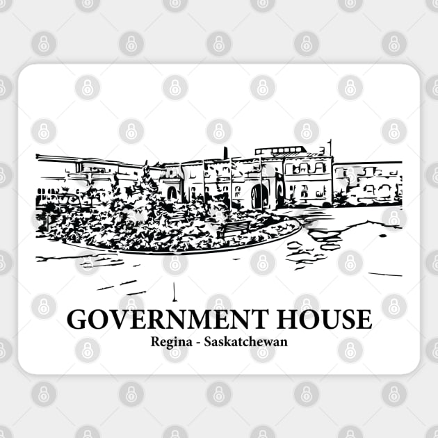 Government House - Regina SK Magnet by Lakeric